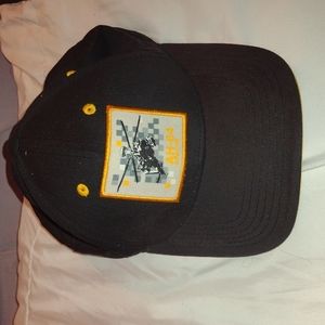 AH-64 Unisex Apache Boeing Dark Blue and yellow trim cotton Cap